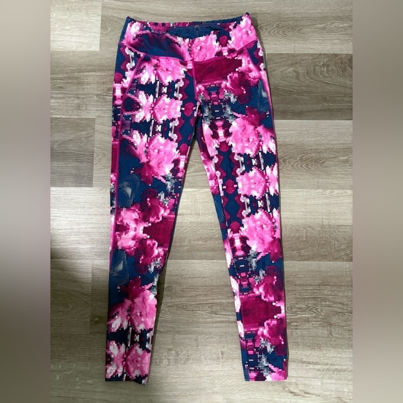 The North Face Pants - The North Face Pink and Blue Floral Leggings
